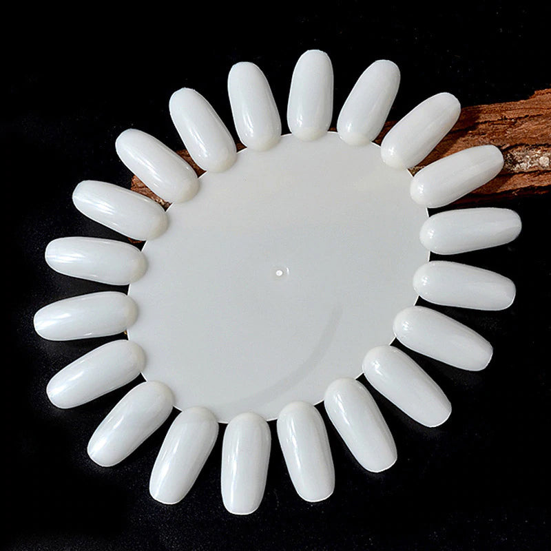 Nail Polish & Art Display Wheels, White, 180 Tips