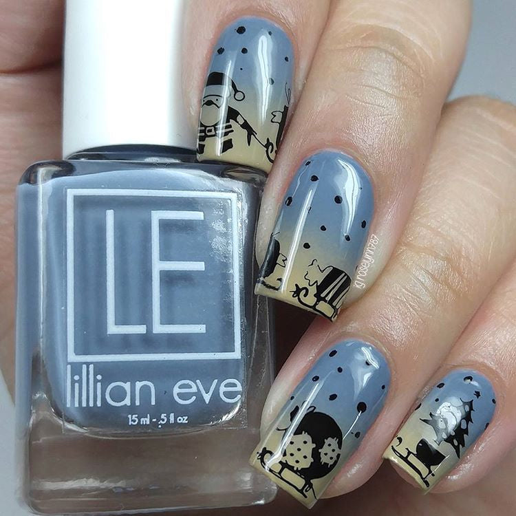 Nail Art Stamping Plate - The North Pole