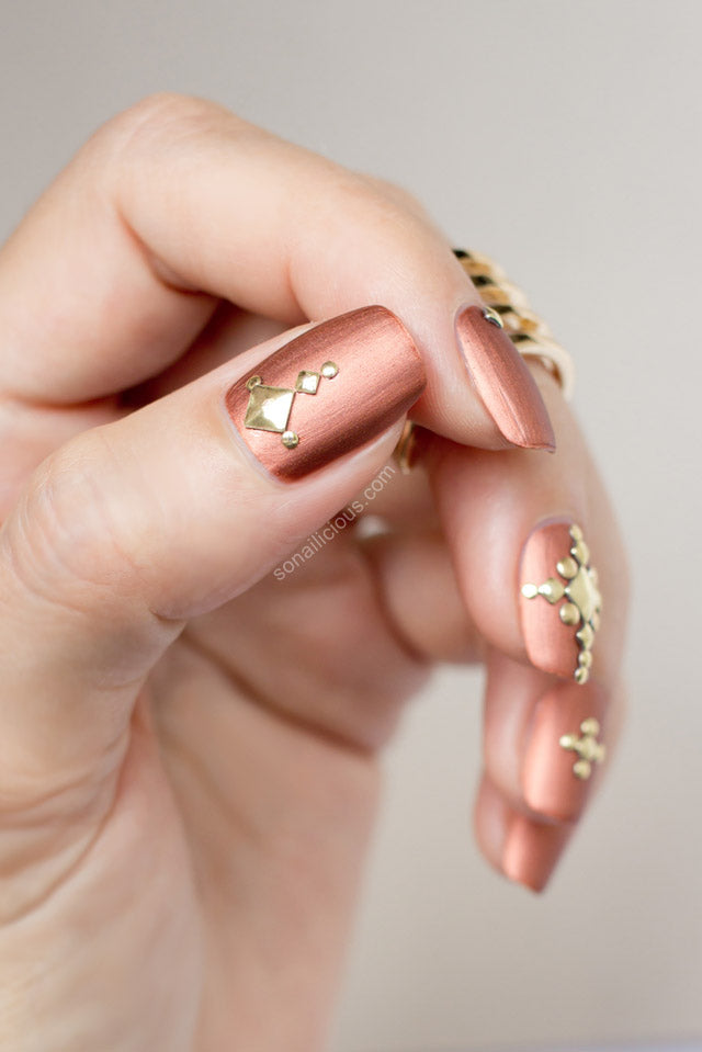 Nail Art Metallic Studs Bundle Sets