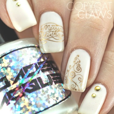 Holiday Jingle - UberChic Christmas Nail Stamping Plate