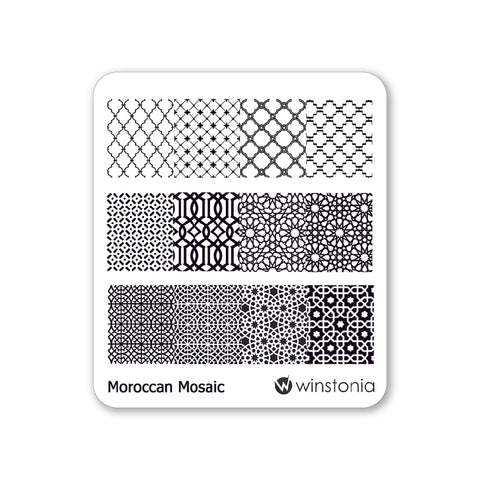 Nail Art Stamping Plate - Moroccan Mosaic