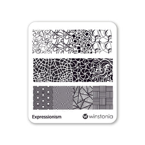 Nail Art Stamping Plate - Expressionism