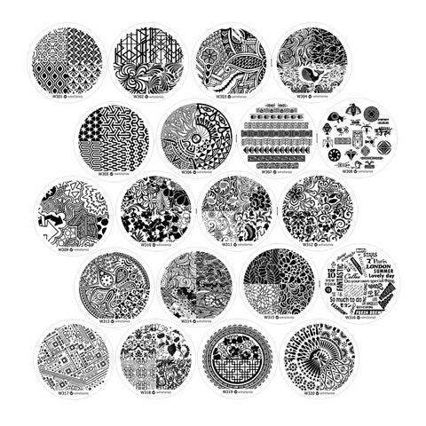 Nail Art Stamping Image Plates 20 Pcs Set | 3rd Generation