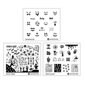 Nail Art Stamping Plates Set | Halloween Collection