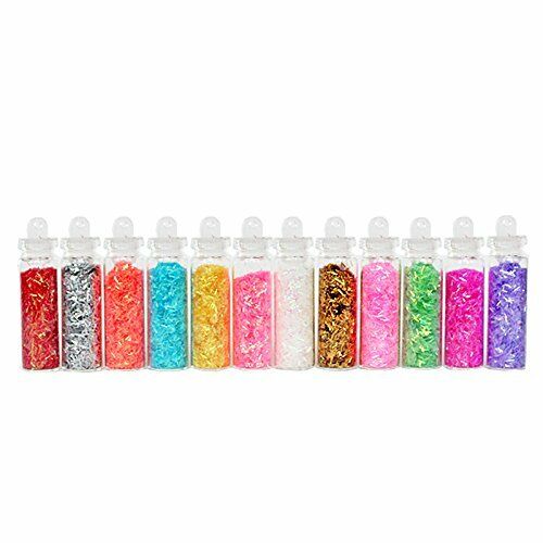 12 Pcs Nail Art Glitter Decorations