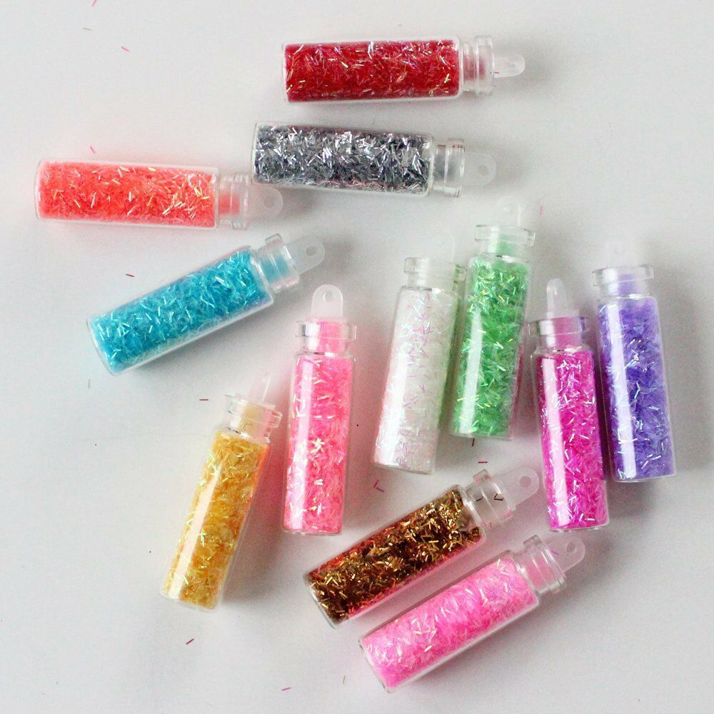 12 Pcs Nail Art Glitter Decorations