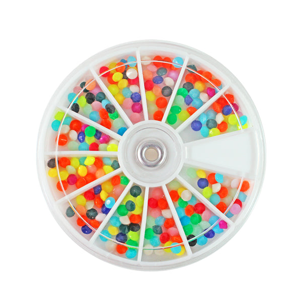 Nail Art Rainbow Candy 3D Beads
