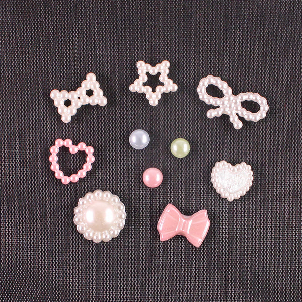 Nail Art Faux Pearls 3D Charms