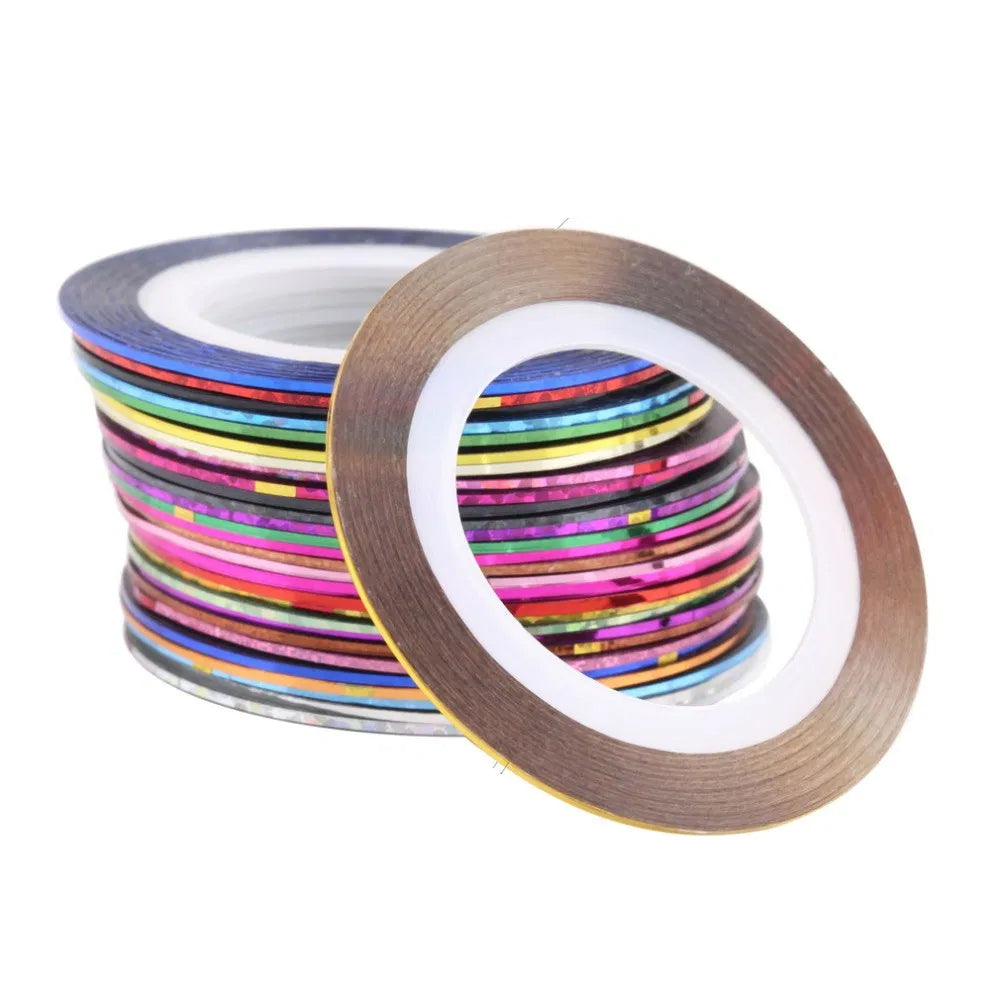 Nail Striping Tapes, 32 Rolls