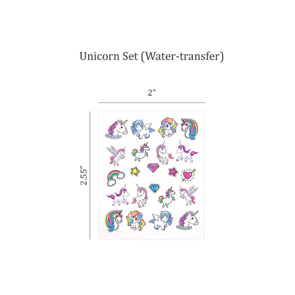 Nail Art Decals 8 Sheets Set - Unicorn