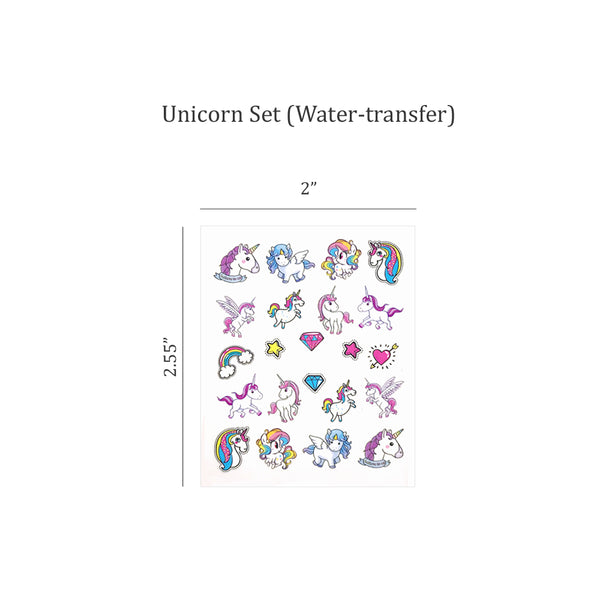 Nail Art Decals 8 Sheets Set - Unicorn