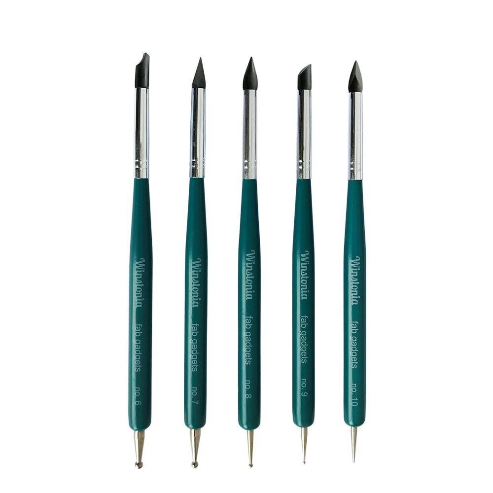 5 Pcs Nail Art Silicone & Dotting Tools Set