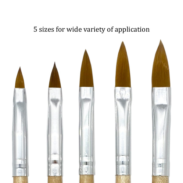 5 Pcs Acrylic Nail Brush