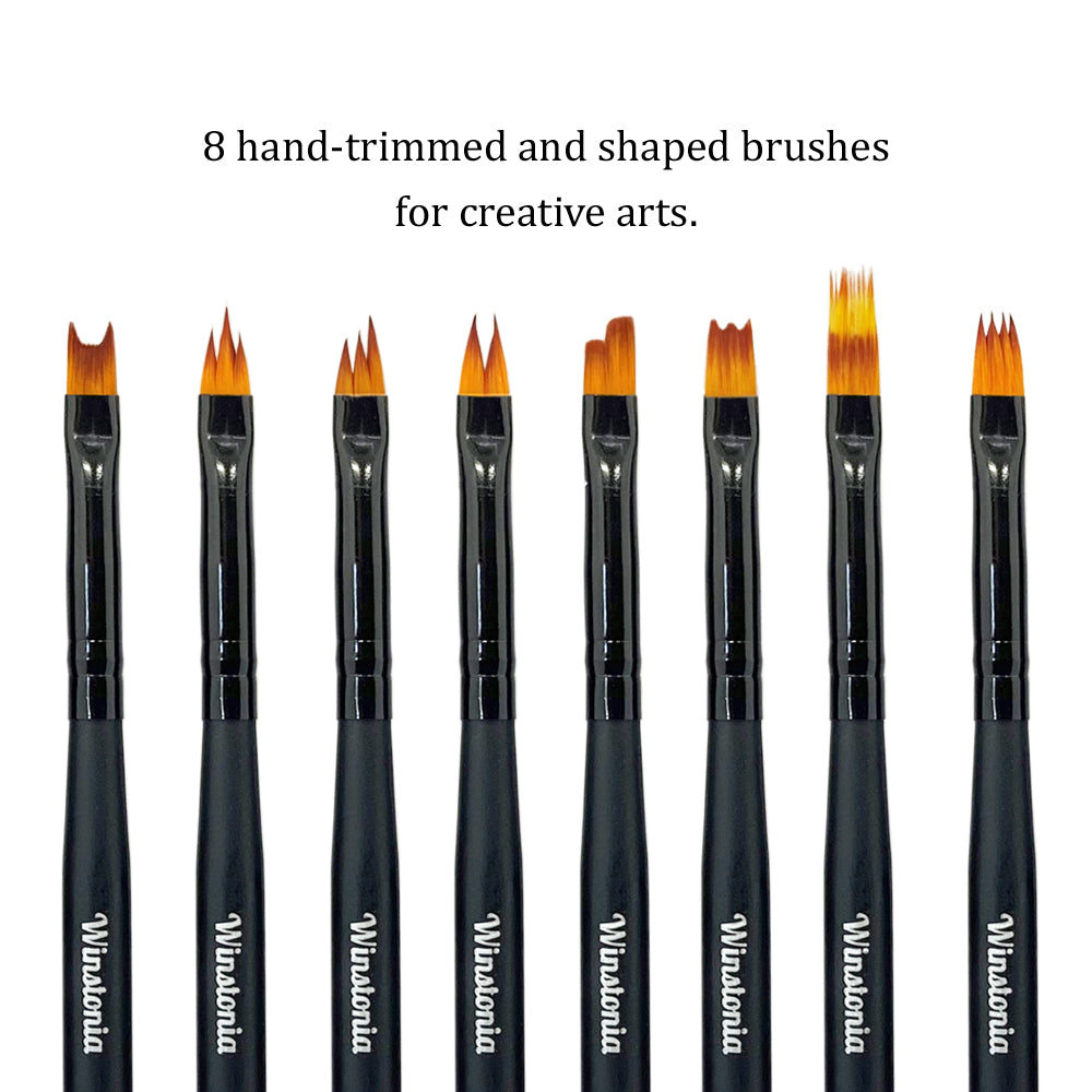 3 Pcs Nail Art Striping Brushes Set