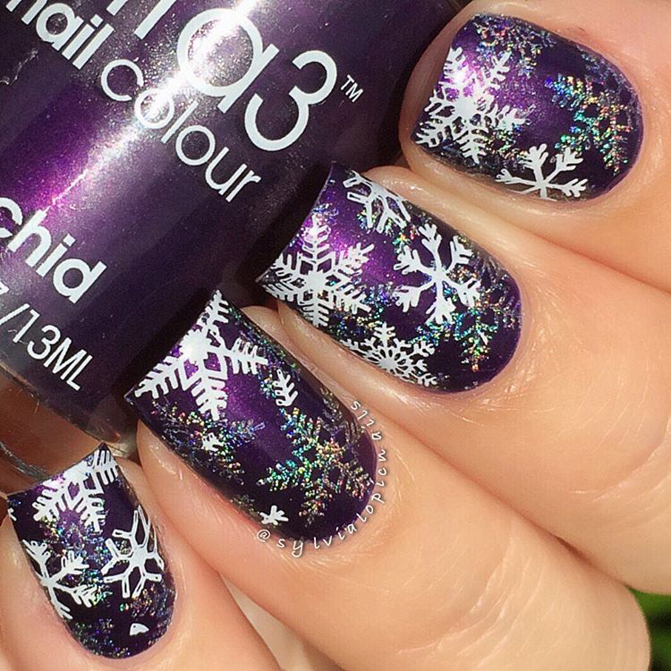 Nail Art Stamping Plate - Have a Merry X&