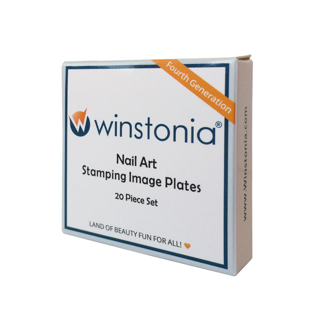 Nail Art Stamping Image Plates 20 Pcs Set | 4th Generation