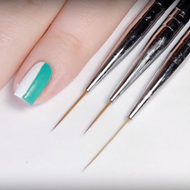  Winstonia Striping Nail Art Brushes for Long Lines