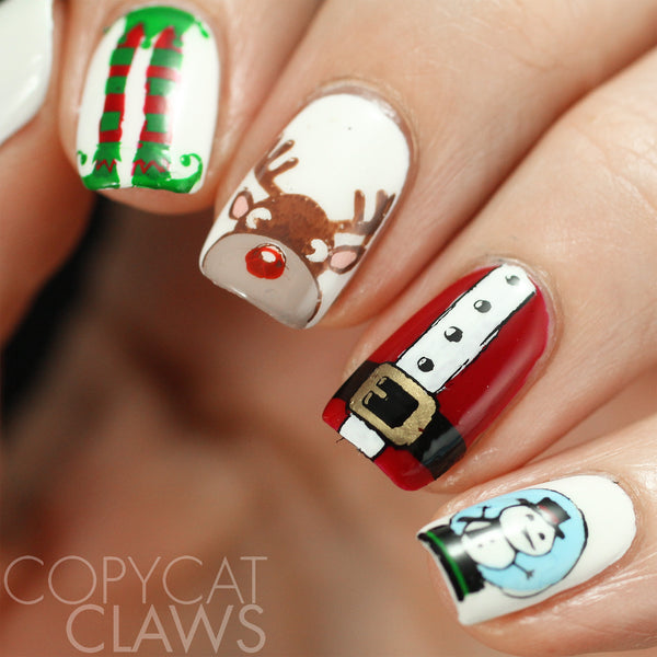 Nail Art Stamping Plate - The North Pole